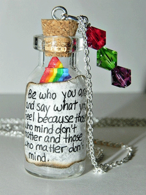 Pride Bottle Necklace