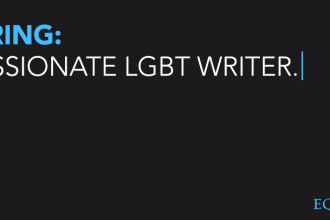 Equalli is hiring a passionate LGBT writer