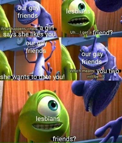 why are you so twisted and mean about gay pride meme