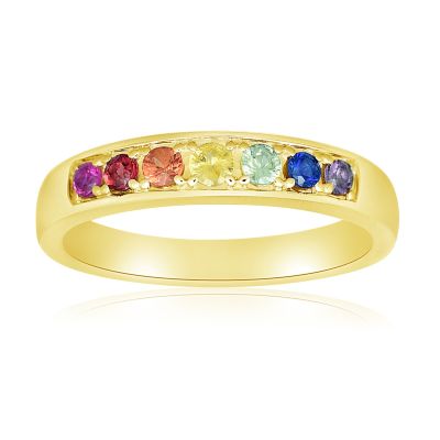 DA NANG RING MINIMAL WEDDING RING 14K GOLD PAVE BAND UNISEX