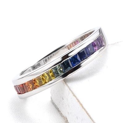 SAN DIEGO RING IN STERLING SILVER 925 4.5mm width by Equalli.com