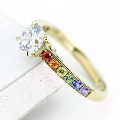 LAS VEGAS RING IN 14K GOLD by EQUALLI.COM