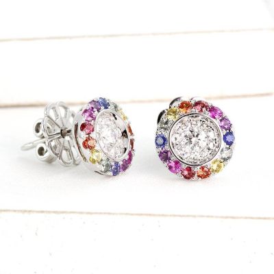 SYDNEY EARRINGS  IN 14K GOLD by EQUALLI.COM