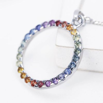 ORLANDO PENDANT IN STERLING SILVER by EQUALLI.com