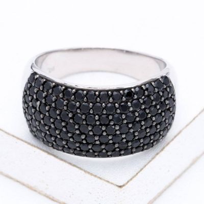 BURLINGTON AT NIGHT RING IN STERLING SILVER by EQUALLI.COM