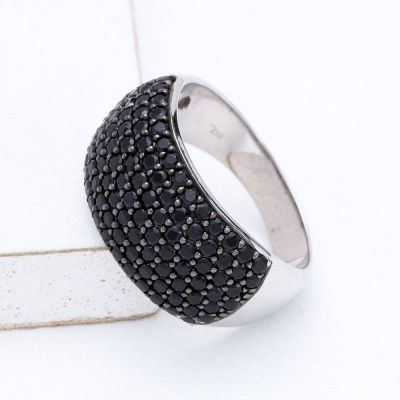 BURLINGTON AT NIGHT RING IN STERLING SILVER by EQUALLI.COM