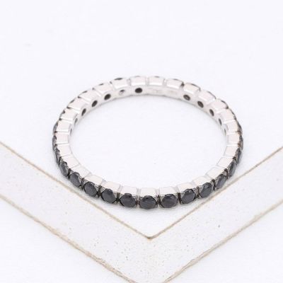 MIAMI RING AT NIGHT IN STERLING SILVER   By:EQUALLI.com