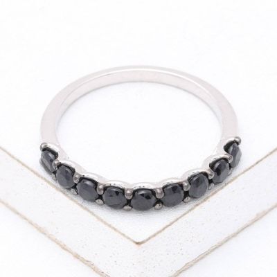 DUBLIN AT NIGHT RING IN STERLING SILVER