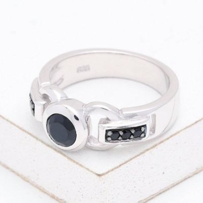 DENVER AT NIGHT RING IN STERLING SILVER by EQUALLI.COM