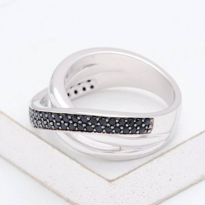 BERKELEY AT NIGHT RING IN STERLING SILVER by EQUALLI.COM