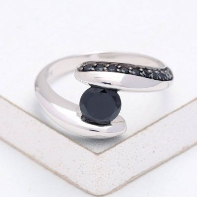 VALENCIA AT NIGHT RING IN STERLING SILVER by EQUALLI.COM