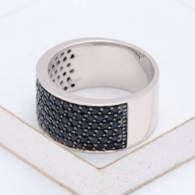 AUSTIN AT NIGHT RING IN STERLING SILVER by EQUALLI.COM