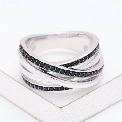 MADISON AT NIGHT RING IN STERLING SILVER by EQUALLI.COM