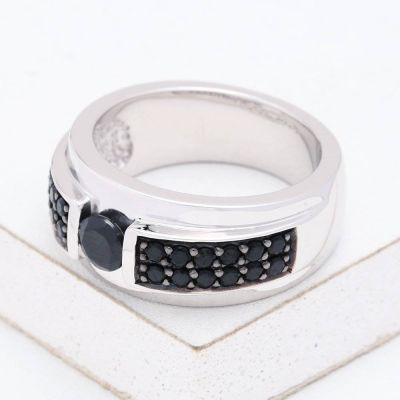 MINNEAPOLIS AT NIGHT RING IN STERLING SILVER by EQUALLI.COM