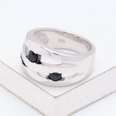 DALLAS AT NIGHT RING IN STERLING SILVER by EQUALLI.COM