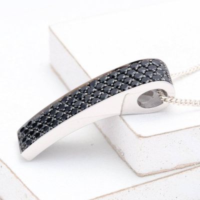 AUSTIN AT NIGHT PENDANT IN STERLING SILVER by EQUALLI.COM
