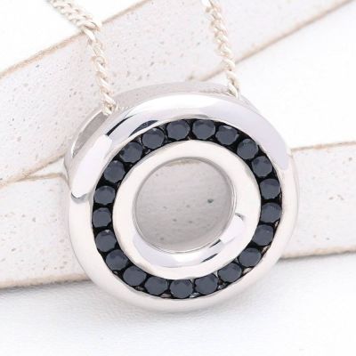 OLYMPIA AT NIGHT PENDANT IN STERLING SILVER by EQUALLI.COM
