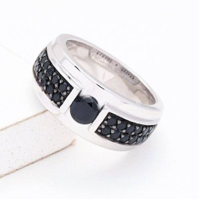 MINNEAPOLIS AT NIGHT RING IN STERLING SILVER by EQUALLI.COM
