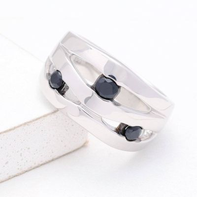 DALLAS AT NIGHT RING IN STERLING SILVER by EQUALLI.COM