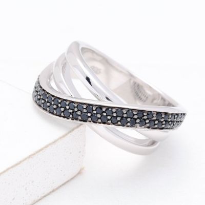 BERKELEY AT NIGHT RING IN STERLING SILVER by EQUALLI.COM