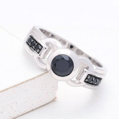 DENVER AT NIGHT RING IN STERLING SILVER by EQUALLI.COM