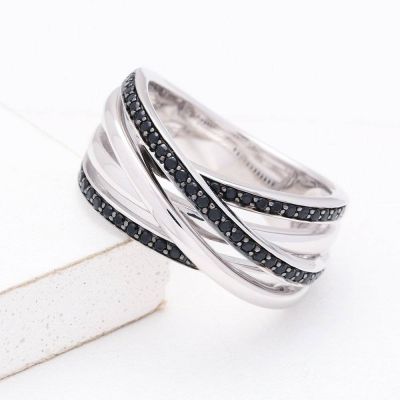 MADISON AT NIGHT RING IN STERLING SILVER by EQUALLI.COM