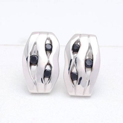 DALLAS AT NIGHT EARRINGS IN STERLING SILVER by EQUALLI.COM
