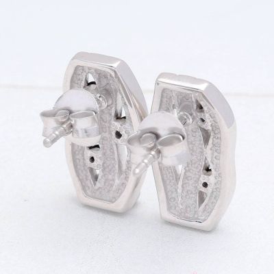 DALLAS AT NIGHT EARRINGS IN STERLING SILVER by EQUALLI.COM