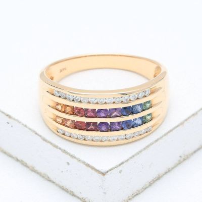 LEEDS RING IN 14K GOLD by EQUALLI.COM