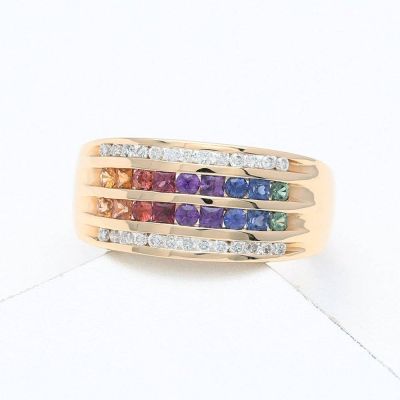 LEEDS RING IN 14K GOLD by EQUALLI.COM