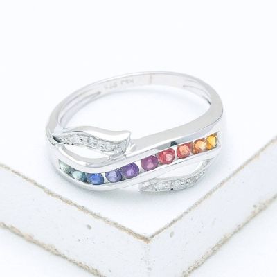 CURAQAOI RING IN STERLING SILVER by EQUALLI.COM