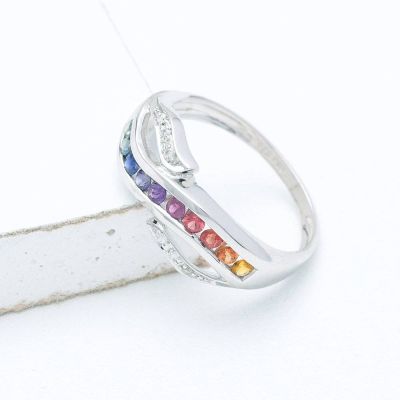 CURAQAOI RING IN STERLING SILVER by EQUALLI.COM