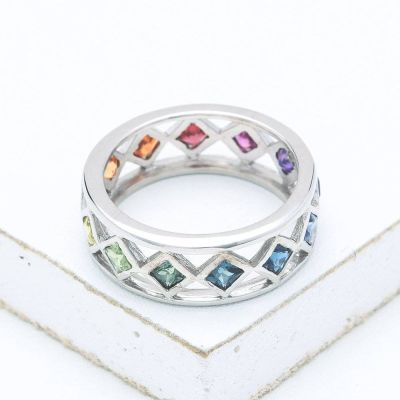 ST.LOUIS  RING IN STERLING SILVER by EQUALLI.COM