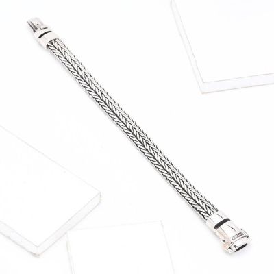 FOSTER STERLING SILVER BRACELET by EQUALLI.COM