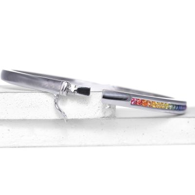 FORT LAUDERDALE BANGLE IN STERLING SILVER by EQUALLI.COM 