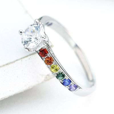 LAS VEGAS RING IN STERLING SILVER by EQUALLI.com