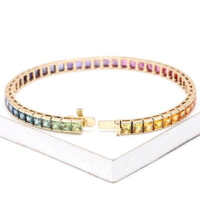 NEW YORK BRACELET IN 14K GOLD by EQUALLI.COM