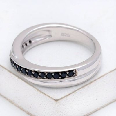 ZURICH AT NIGHT RING IN STERLING SILVER by EQUALLI.COM
