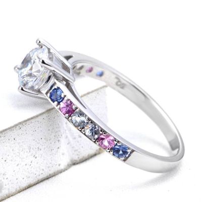 TRANSGENDER LAS VEGAS RING IN STERLING SILVER BY EQUALLI.COM