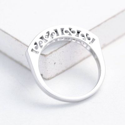 ROME RING AT NIGHT IN STERLING SILVER  By:EQUALLI.com