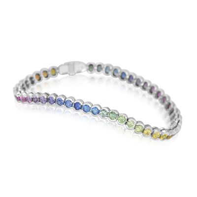 DENVER TENNIS BRACELET IN 14K AND 18K GOLD BY EQUALLI.COM