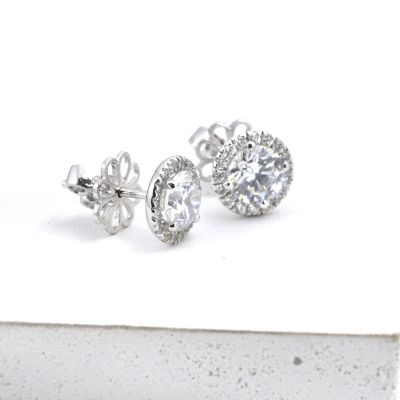 ZOE EARRINGS IN 925 STERLING SILVER BY EQUALLI.COM