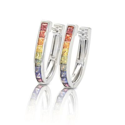 NEW YORK EARRINGS IN 14K GOLD by EQUALLI.COM