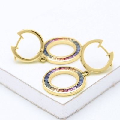 MASSACHUSETTS EARRINGS IN 14K GOLD By EQUALLI.COM