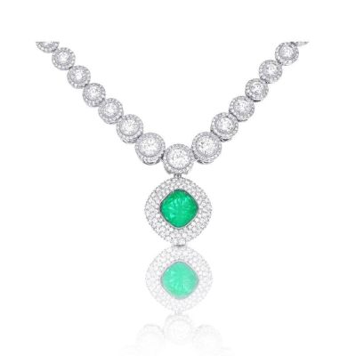 CLEOPATRA DIAMOND NECKLACE by EQUALLI.COM