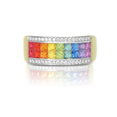 SOHO RING IN 14K GOLD by EQUALLI.COM