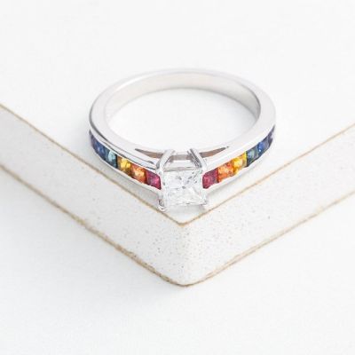 LAS VEGAS PRINCESS RING IN 14K GOLD