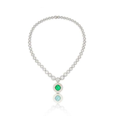 CLEOPATRA DIAMOND NECKLACE by EQUALLI.COM
