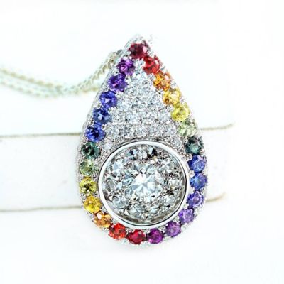 MELBOURNE PENDANT IN 14K GOLD by EQUALLI.COM