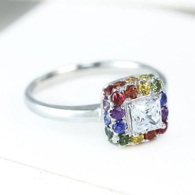 HONG KONG RING IN STERLING SILVER by EQUALLI.COM